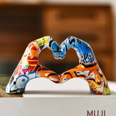 Graffiti Ornament Decorative Items For Bedroom Living Room Decor from B&Q