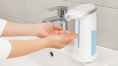 330Ml Touchless Automatic Soap Dispenser Hands Free from B&Q