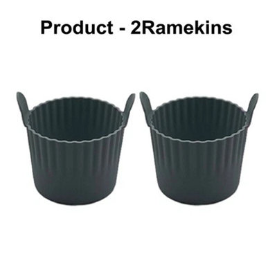 2 Pcs Silicone Ramekins For Air Fryer Egg Poacher from B&Q