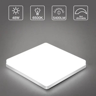 48W Led Ceiling Light Square Panel Down Lights Dimmable