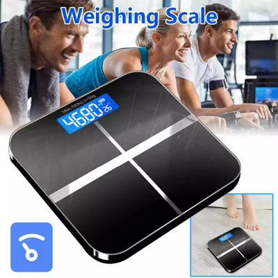 Digital Electronic Bathroom Scales For Accurate Body Weight from B&Q