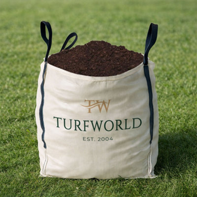 Turfworld 10mm Screened Premium Top Soil 850Kg Bulk Bag from B&Q