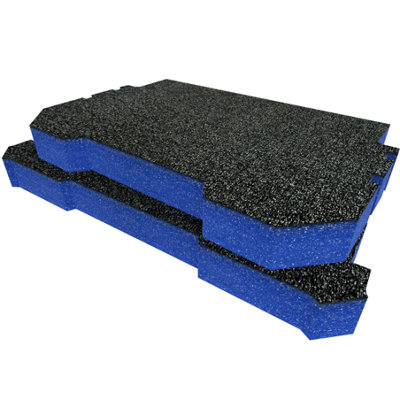 Shadow Foam Ryobi Link Trolly Suitcase Foam Inserts Easy To Clean (Blue 50mm) from B&Q