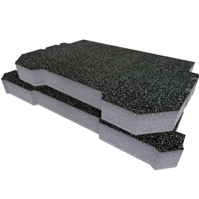 Shadow Foam Ryobi Link Trolly Suitcase Foam Inserts Easy To Clean (Grey 50mm) from B&Q