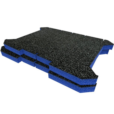 Shadow Foam Ryobi Link Tool Crate Foam Inserts Easy To Clean (Blue 30mm) from B&Q