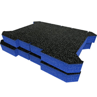 Shadow Foam Ryobi Link Tool Crate Foam Inserts Easy To Clean (Blue 50mm) from B&Q