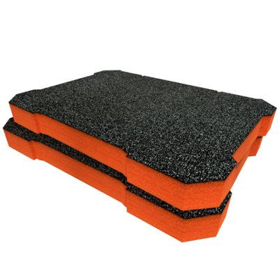 Shadow Foam Ryobi Link Small Toolbox Foam Inserts Easy To Clean (Orange 50mm) from B&Q