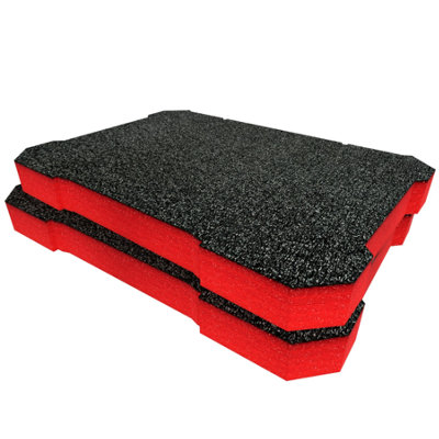 Shadow Foam Ryobi Link Small Toolbox Foam Inserts Easy To Clean (Red 50mm) from B&Q