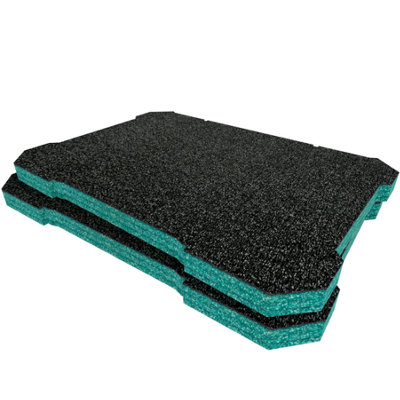 Shadow Foam Ryobi Link Small Toolbox Foam Inserts Easy To Clean (Teal 30mm) from B&Q