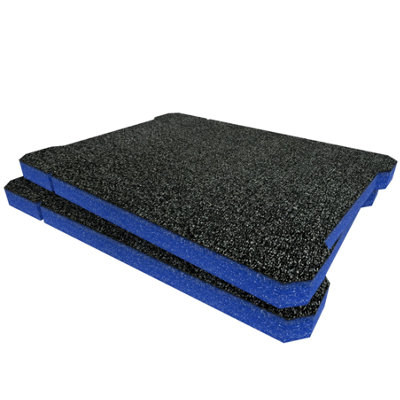 Shadow Foam Ryobi Link Small Parts Organiser Foam Inserts (Blue 30mm) from B&Q