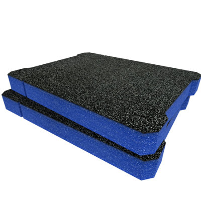 Shadow Foam Ryobi Link Small Parts Organiser Foam Inserts (Blue 50mm) from B&Q