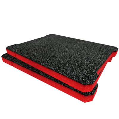 Shadow Foam Ryobi Link Small Parts Organiser Foam Inserts (Red 30mm) from B&Q