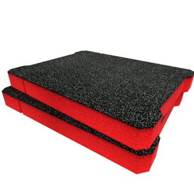 Shadow Foam Ryobi Link Small Parts Organiser Foam Inserts (Red 50mm) from B&Q