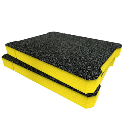 Shadow Foam Ryobi Link Small Parts Organiser Foam Inserts (Yellow 50mm) from B&Q