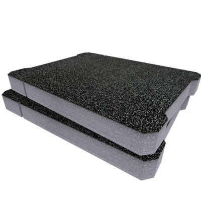 Shadow Foam Ryobi Link Small Parts Organiser Foam Inserts (Grey 50mm) from B&Q