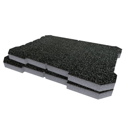 Shadow Foam Ryobi Link Medium Toolbox Foam Inserts Easy To Clean (Grey 30mm) from B&Q