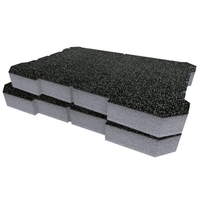 Shadow Foam Ryobi Link Medium Toolbox Foam Inserts Easy To Clean (Grey 50mm) from B&Q