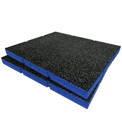 Shadow Foam Ryobi Link Drawer Foam Inserts Cut And Peel Foam (Blue 30mm) from B&Q