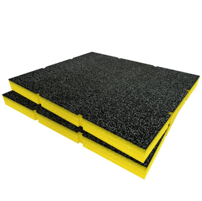Shadow Foam Ryobi Link Drawer Foam Inserts Cut And Peel Foam (Yellow 30mm) from B&Q