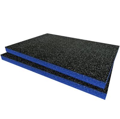 Shadow Foam Halfords Advanced Modular Tray Storage Case Foam Inserts (Blue 30mm) from B&Q