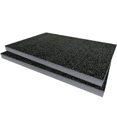 Shadow Foam Halfords Advanced Modular Tray Storage Case Foam Inserts (Grey 30mm) from B&Q