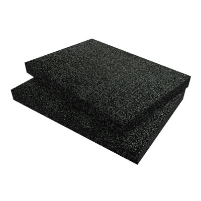 Shadow Foam Makita Makpac Clear Lid Organiser Case Foam Inserts (Black 30mm) from B&Q