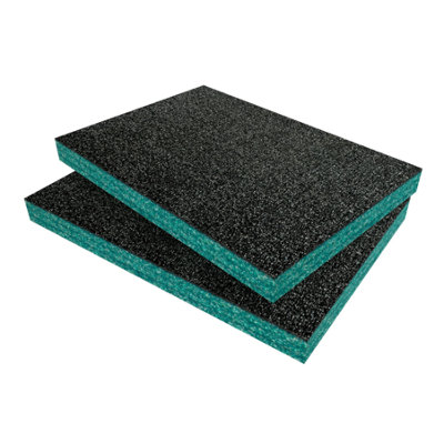 Shadow Foam Makita Makpac Clear Lid Organiser Case Foam Inserts (Teal 30mm) from B&Q