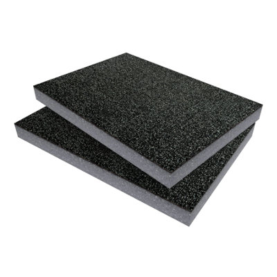 Shadow Foam Makita Makpac Clear Lid Organiser Case Foam Inserts (Grey 30mm) from B&Q
