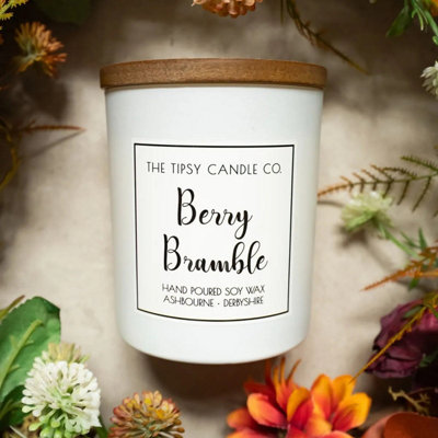  - Berry Bramble Candle 300Ml White Jar