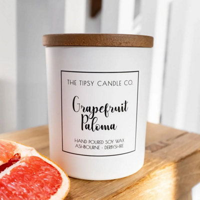  - Grapefruit Paloma Candle 300Ml White Jar