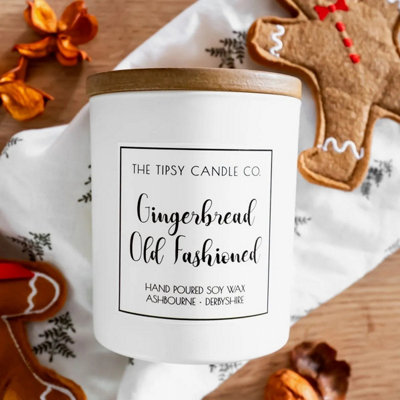  - Gingerbread Old Fashioned Candle 300Ml White Jar