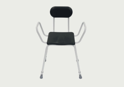 The Ramp People Adjustable Perching Stool BlackMobility Aids from B&Q