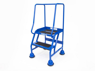 The Ramp People Mobile Warehouse Ladder With Handrails & Platform2 TreadsUnassembled from B&Q
