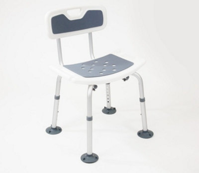Shower Chair Backrest & Arms | Bathroom Mobility Aid Adjustable Seat - Image 3