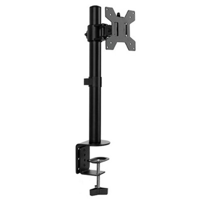 Futura Single Monitor Stand 13 To 32 Inch Height Adjustable Clamp Mount Supports 8Kg from B&Q