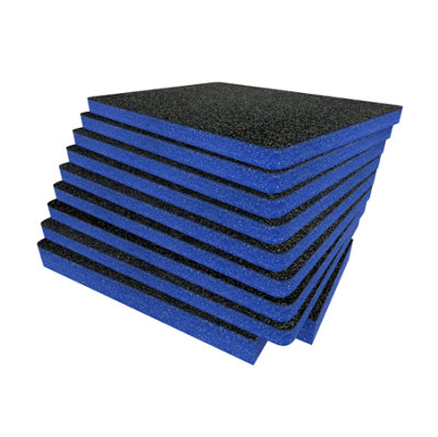 B&Q -  Peli 1620 Foam Inserts Cut And Peel Foam Easy To Clean (Blue 50mm)