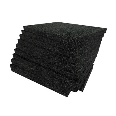 B&Q -  Peli 1620 Foam Inserts Cut And Peel Foam Easy To Clean (Black 50mm)