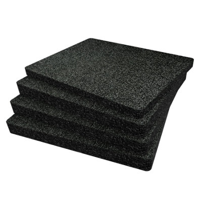 B&Q -  Peli 1550 Foam Inserts Cut And Peel Foam Easy To Clean (Black 50mm)