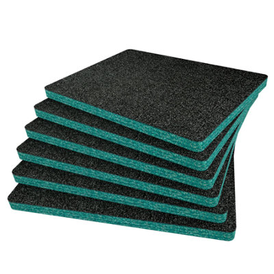 B&Q -  Peli 1550 Foam Inserts Cut And Peel Foam Easy To Clean (Teal 30mm)