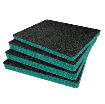 B&Q -  Peli 1550 Foam Inserts Cut And Peel Foam Easy To Clean (Teal 50mm)