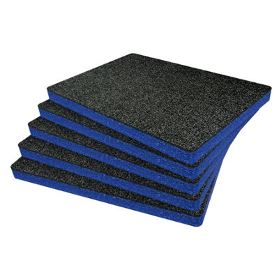 B&Q -  Peli 1520 Foam Inserts Cut And Peel Foam Easy To Clean (Blue 30mm)
