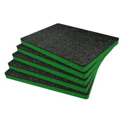 B&Q -  Peli 1520 Foam Inserts Cut And Peel Foam Easy To Clean (Green 30mm)
