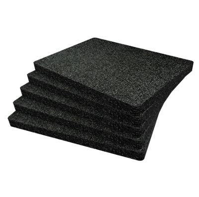 B&Q -  Peli 1520 Foam Inserts Cut And Peel Foam Easy To Clean (Black 30mm)