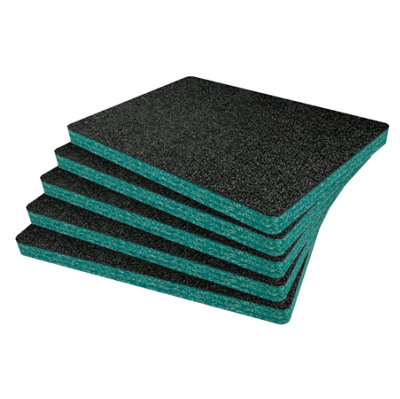 B&Q -  Peli 1520 Foam Inserts Cut And Peel Foam Easy To Clean (Teal 30mm)