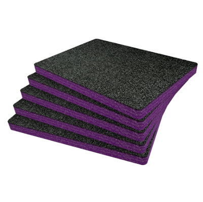B&Q -  Peli 1520 Foam Inserts Cut And Peel Foam Easy To Clean (Purple 30mm)