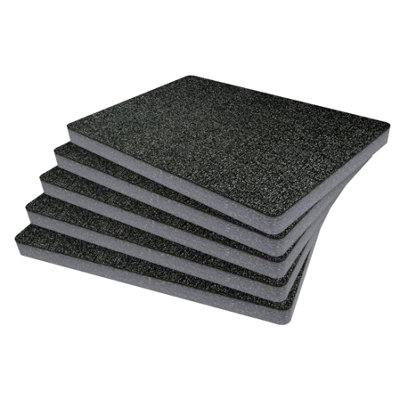 B&Q -  Peli 1520 Foam Inserts Cut And Peel Foam Easy To Clean (Grey 30mm)