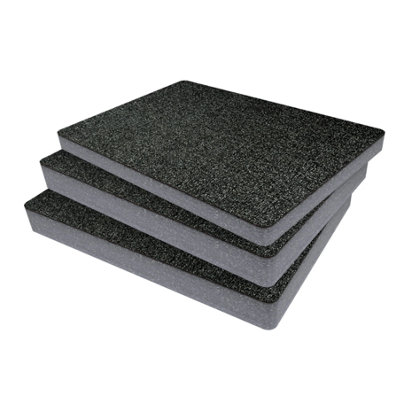 B&Q -  Peli 1520 Foam Inserts Cut And Peel Foam Easy To Clean (Grey 50mm)