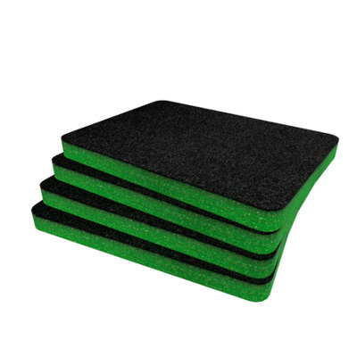 B&Q -  Peli 1450 Foam Inserts Cut And Peel Foam Easy To Clean (Green 30mm)