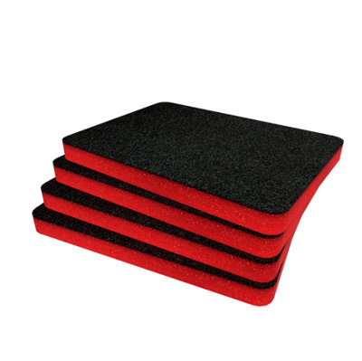 B&Q -  Peli 1450 Foam Inserts Cut And Peel Foam Easy To Clean (Red 30mm)