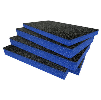 B&Q -  Peli 1535 Foam Inserts Cut And Peel Foam Easy To Clean (Blue 50mm)